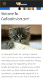 Mobile Screenshot of catfoodinsider.com